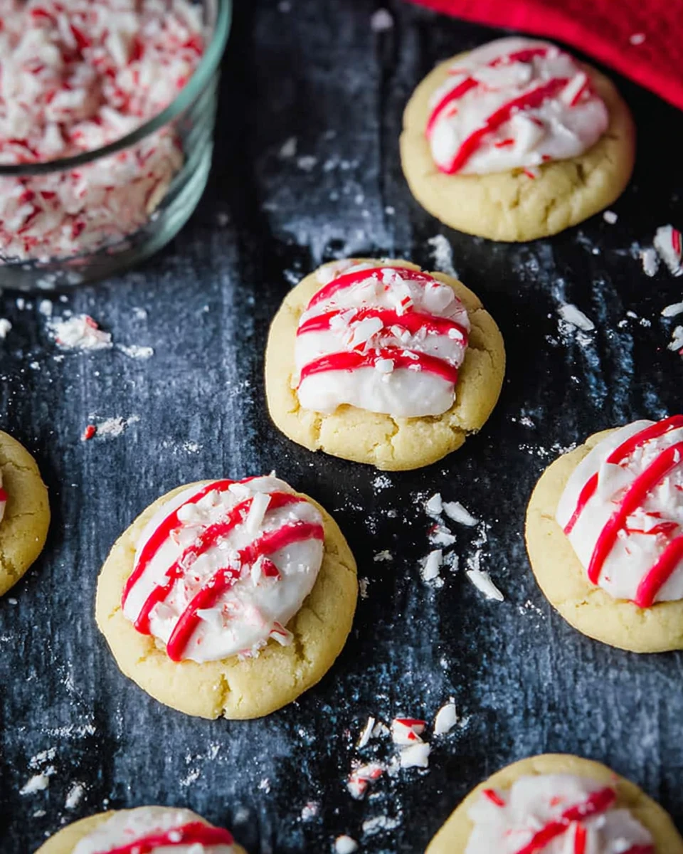Candy Cane Kiss Cookies 6 Candy Cane Kiss Cookies