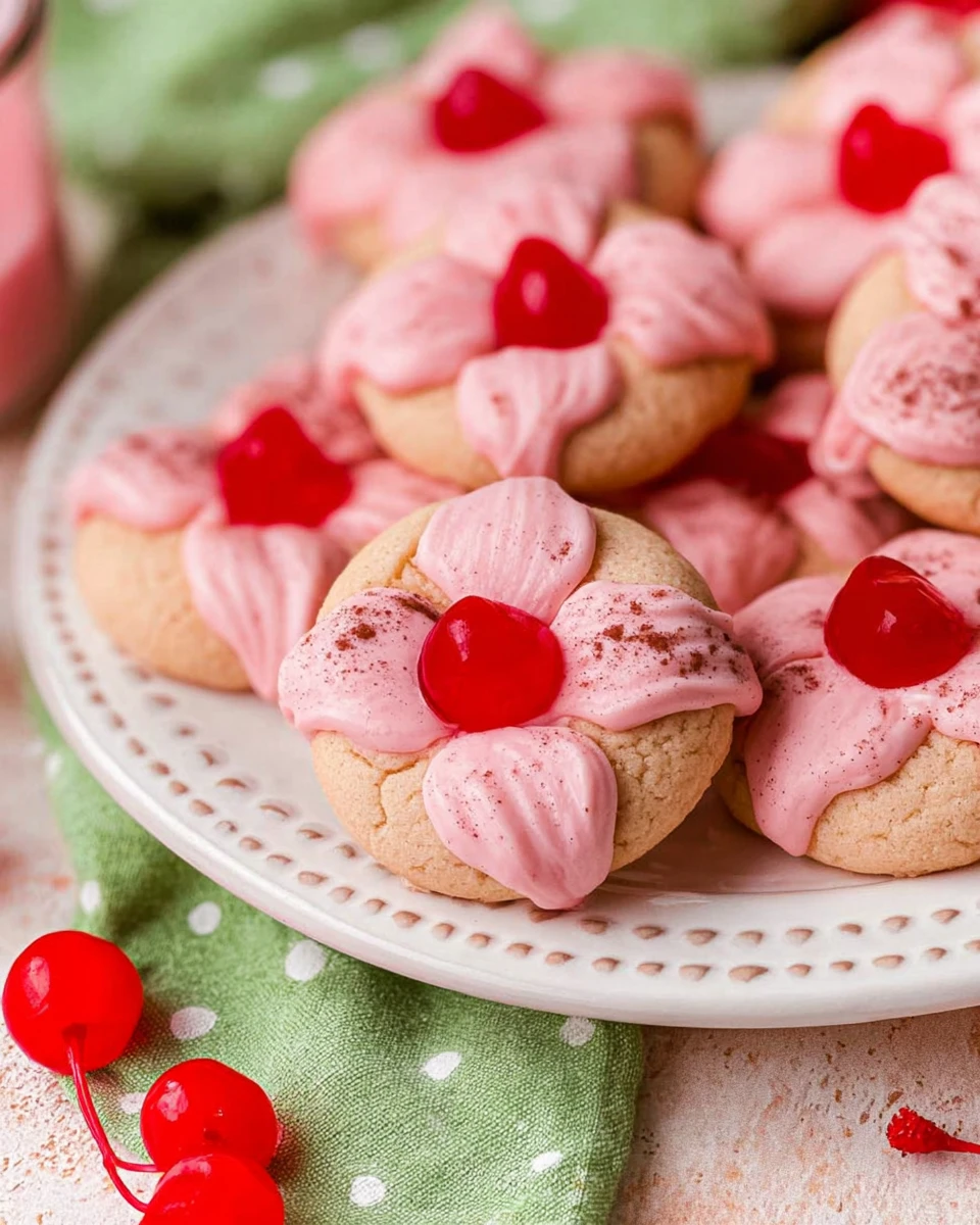 Cherry Blossom Cookies 7 Cherry Blossom Cookies