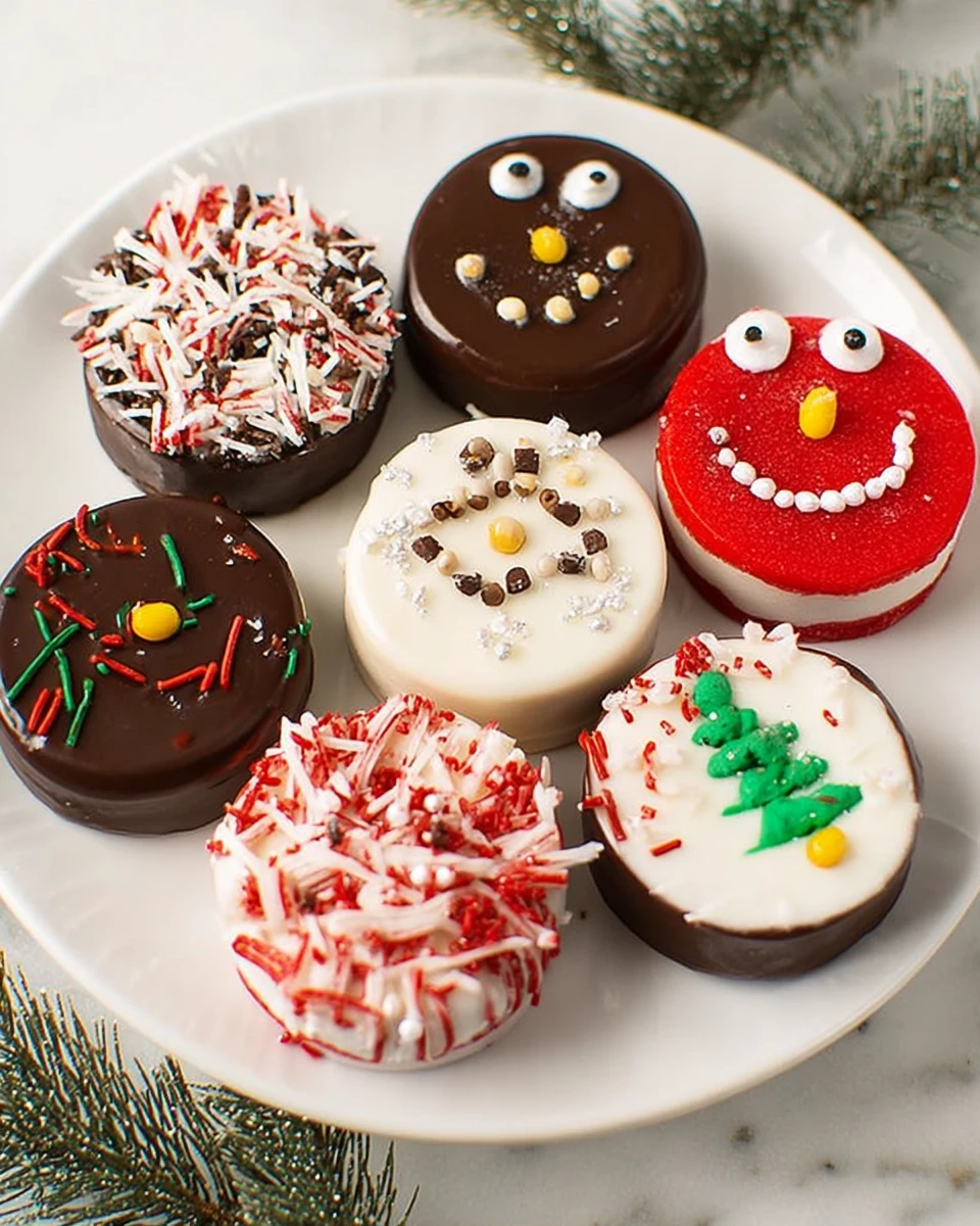 Chocolate Covered Oreo Christmas Cookies 7 Chocolate Covered Oreo Christmas Cookies