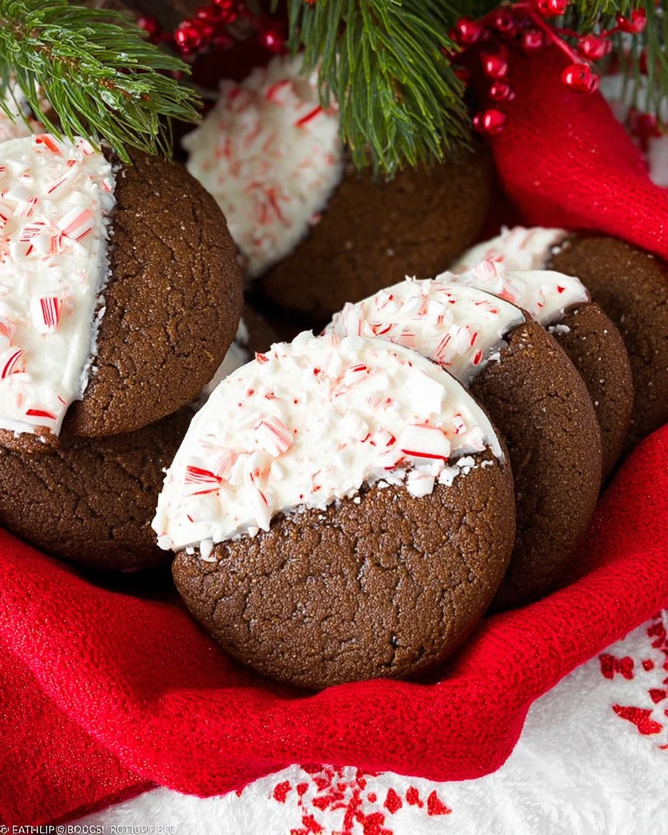 Chocolate Peppermint Cookies