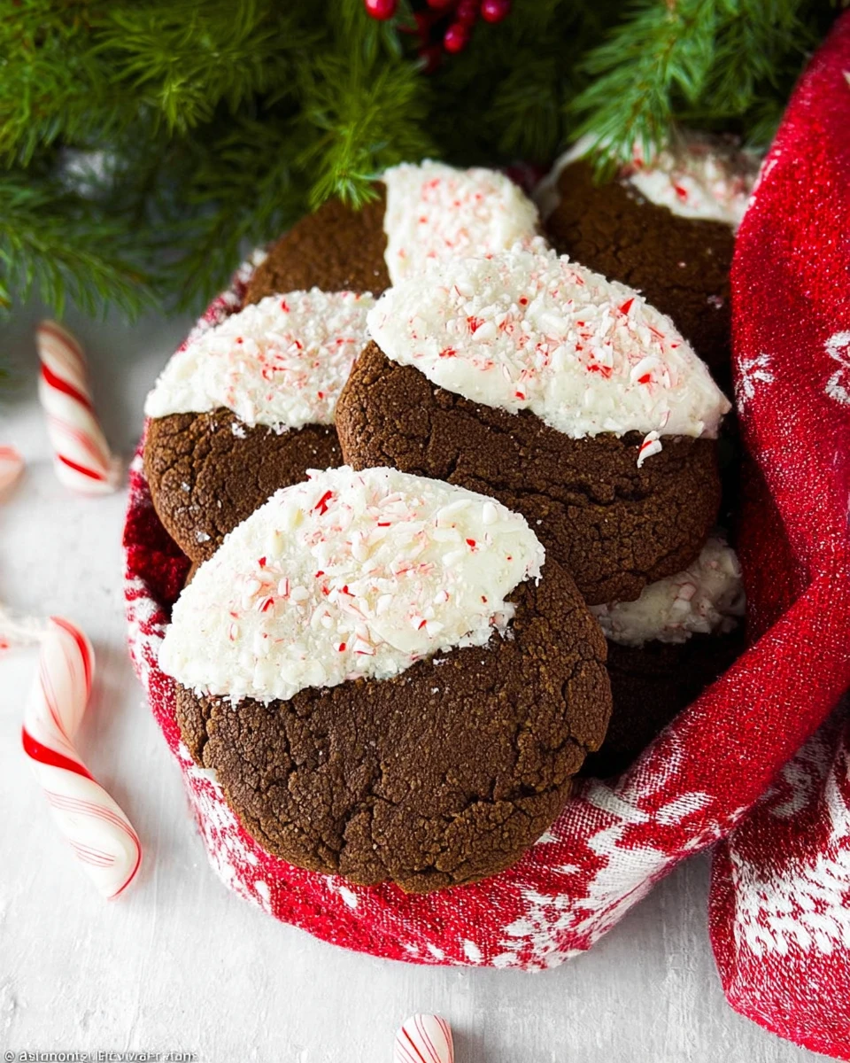 Chocolate Peppermint Cookies
