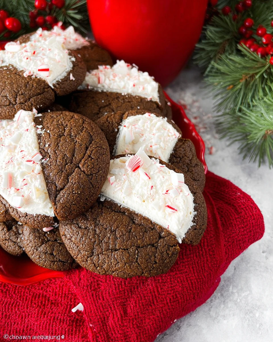 Chocolate Peppermint Cookies