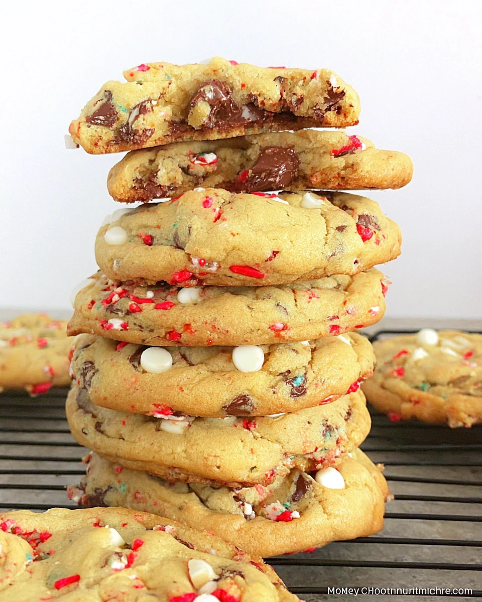Christmas Chocolate Chip Cookies