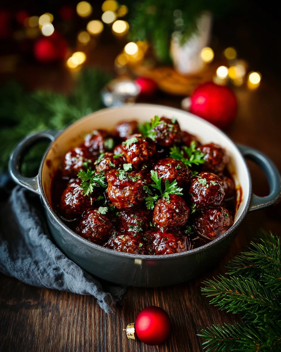 Christmas Meatballs 6 Christmas Meatballs