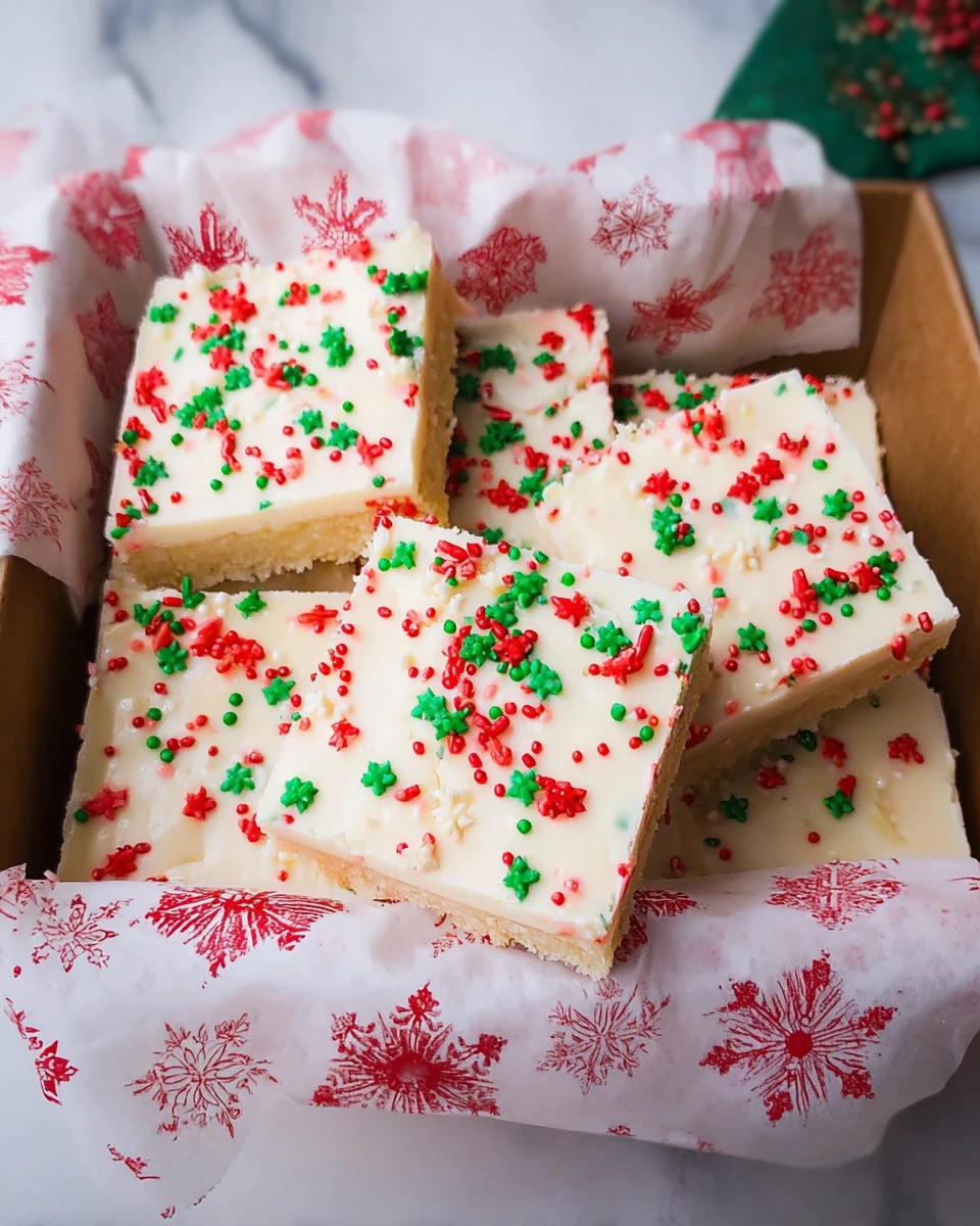 Christmas Sugar Cookie Bars