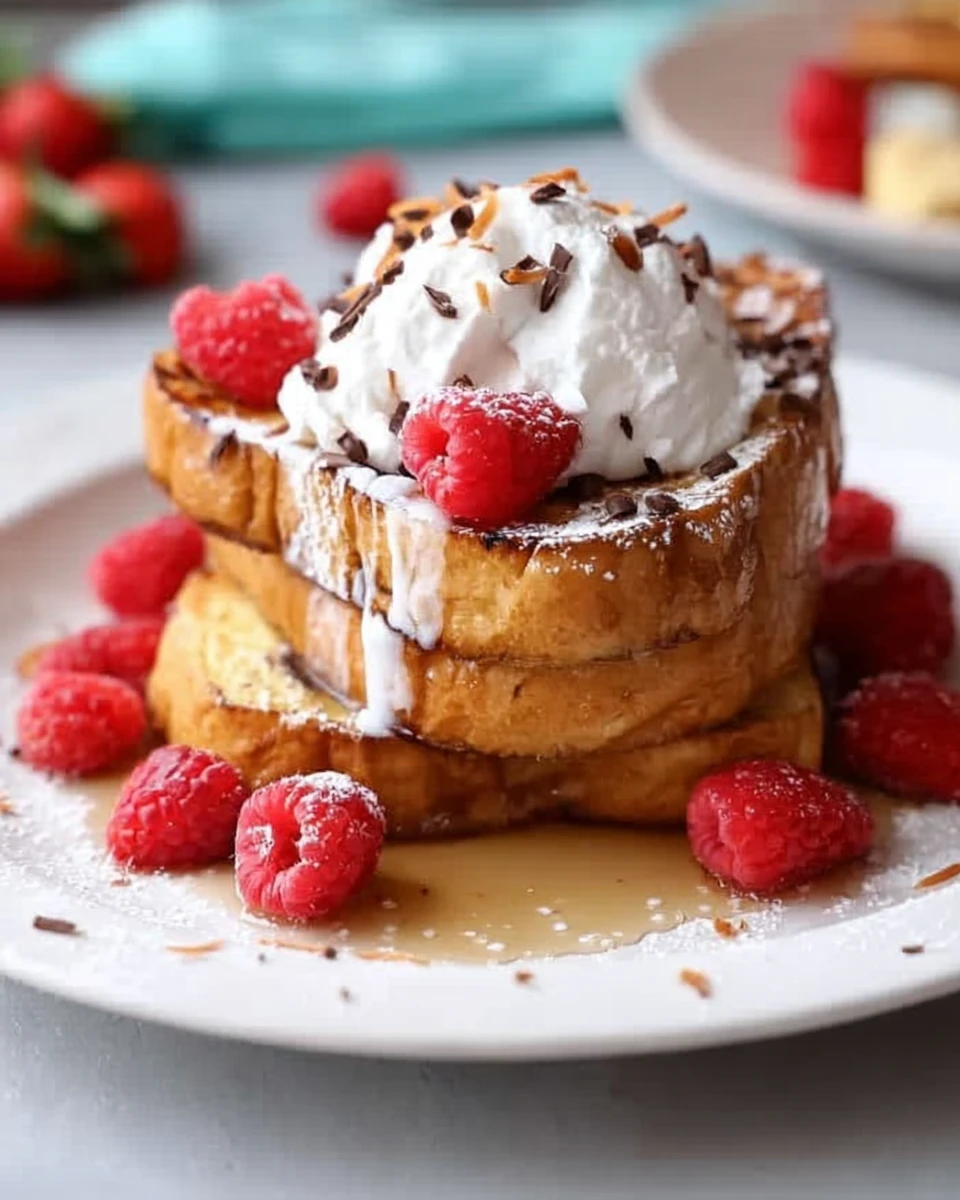 Coconut French Toast With Coconut Syrup