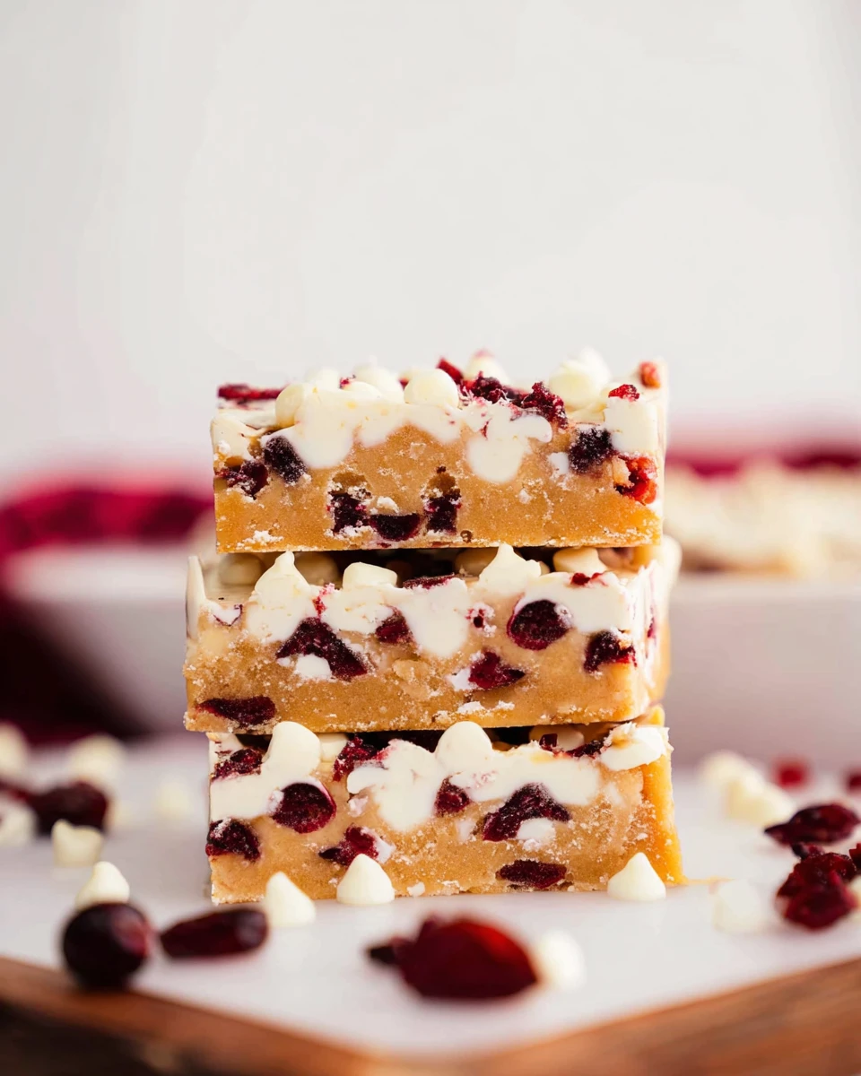 Cranberry Bliss Bars