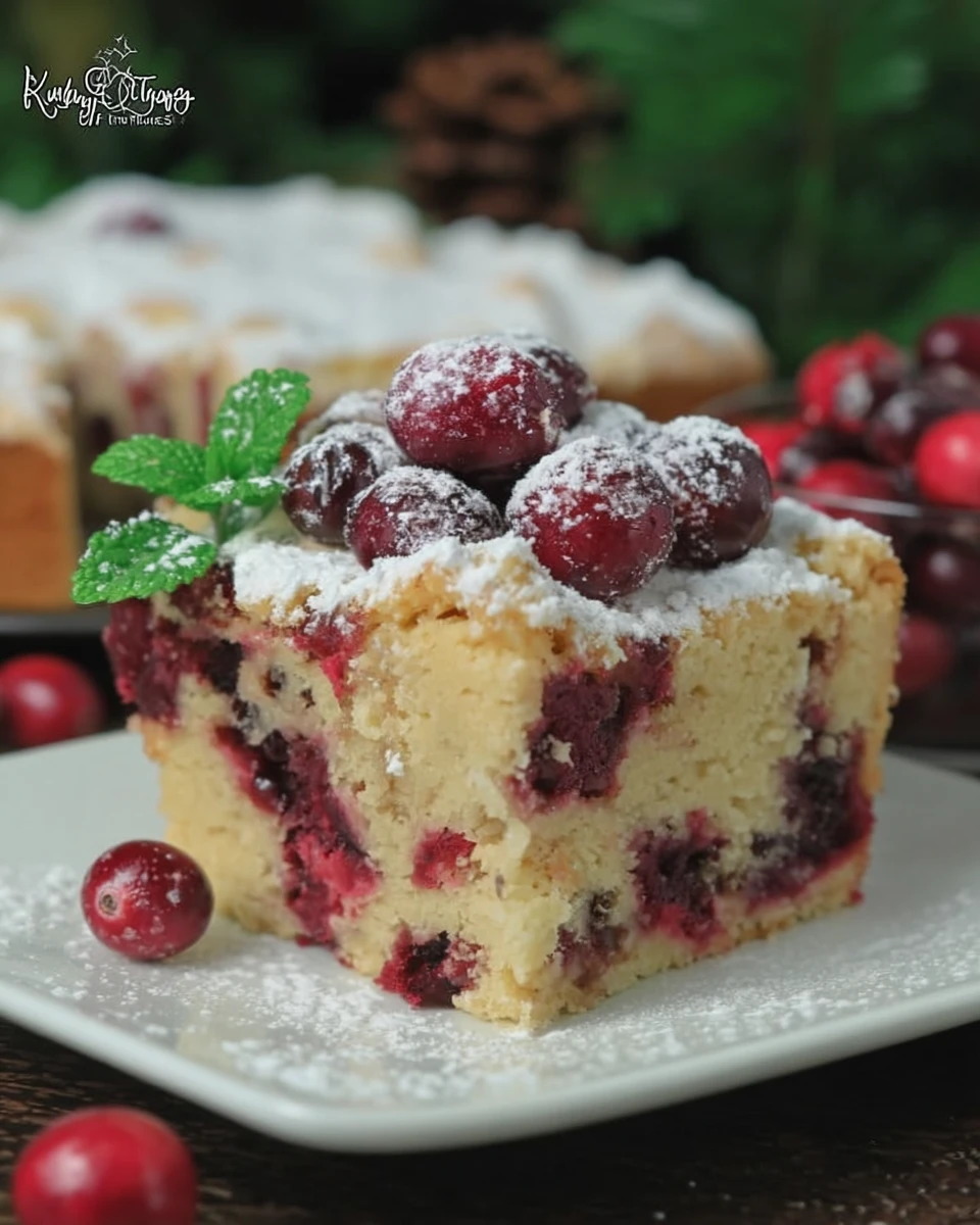Cranberry Christmas Cake