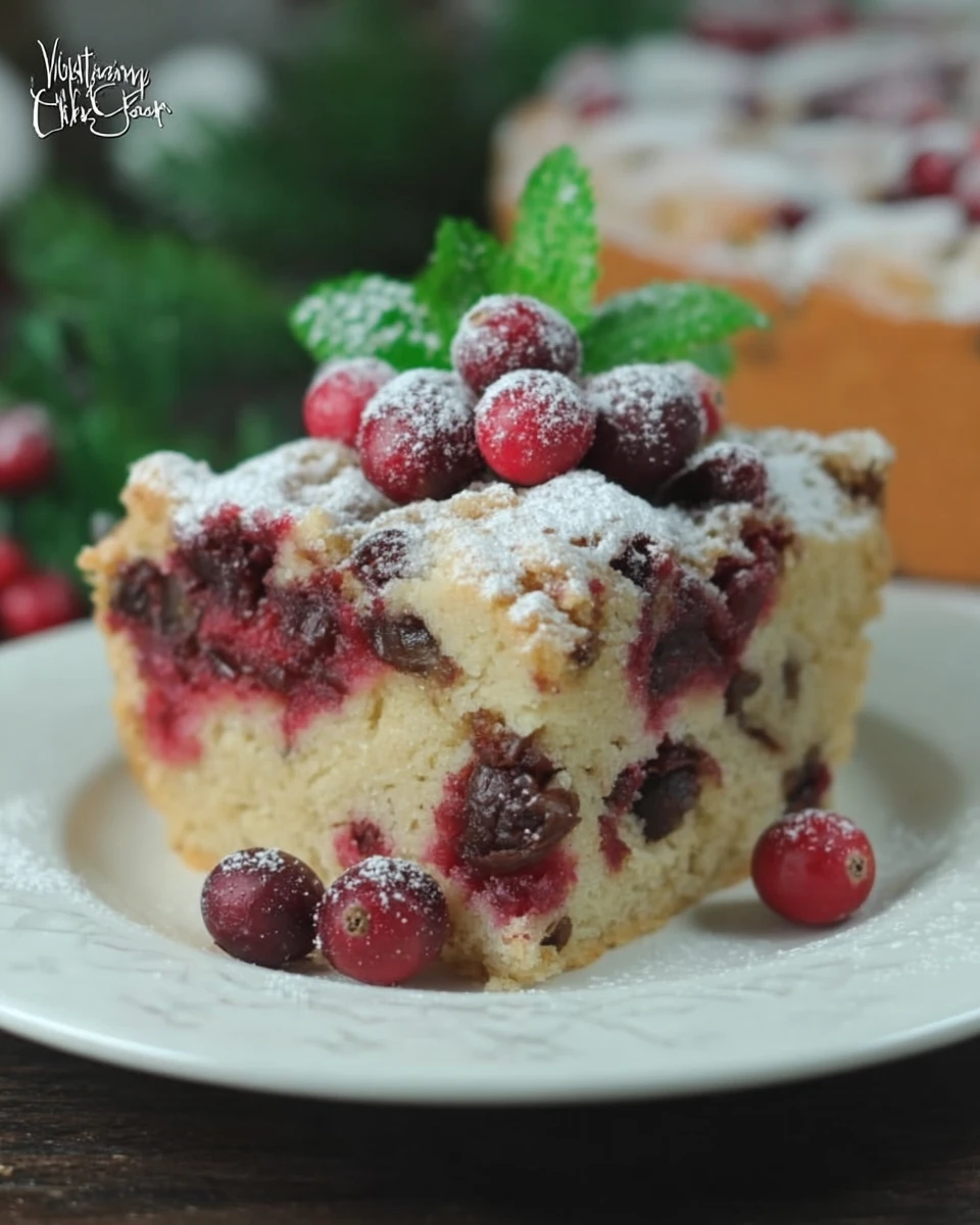 Cranberry Christmas Cake