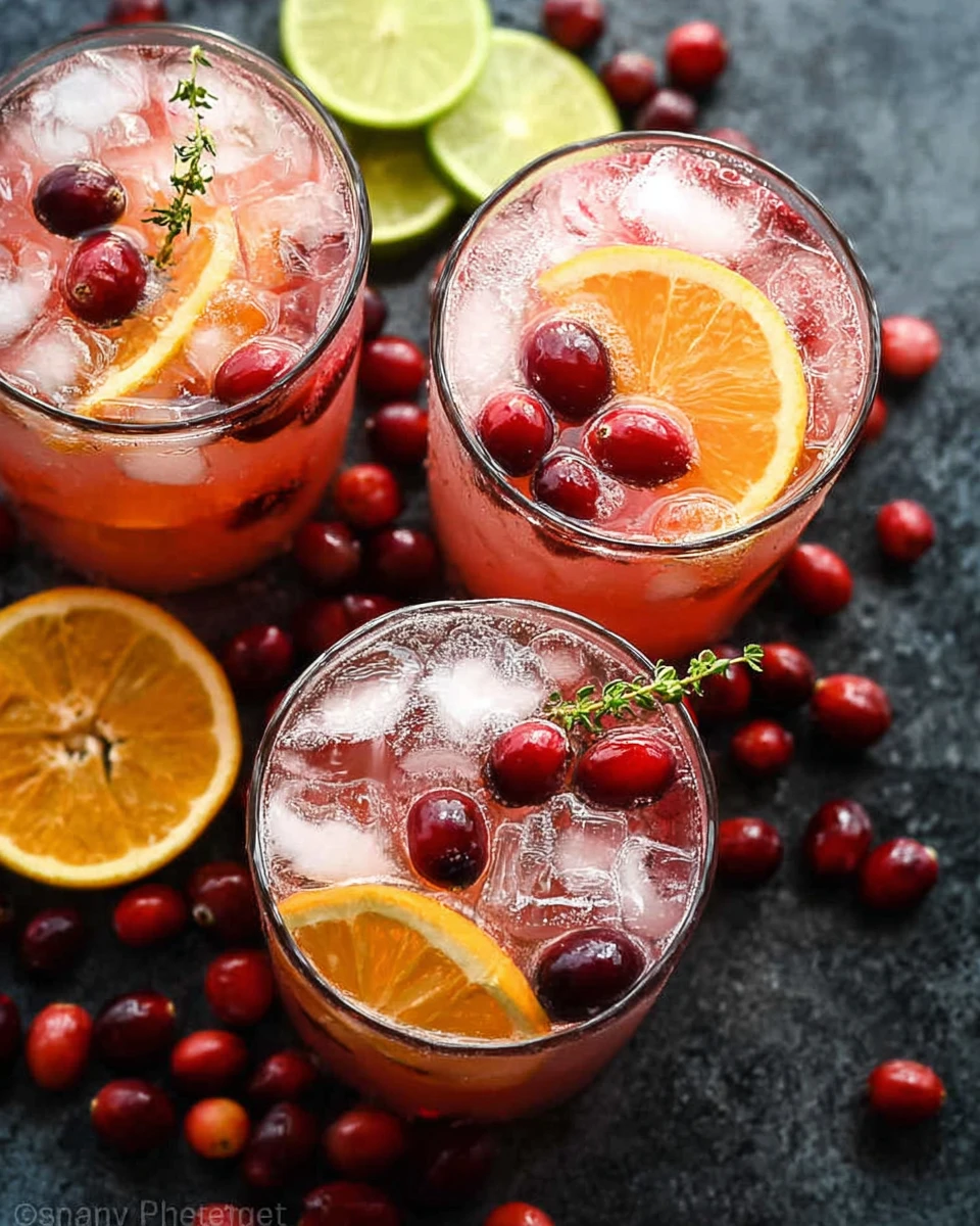 Cranberry Gin And Tonic