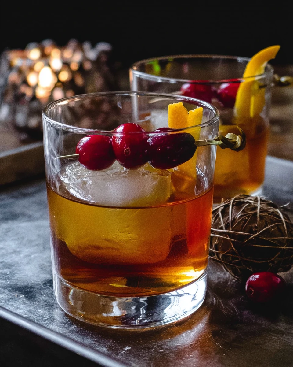 Cranberry Old Fashioned