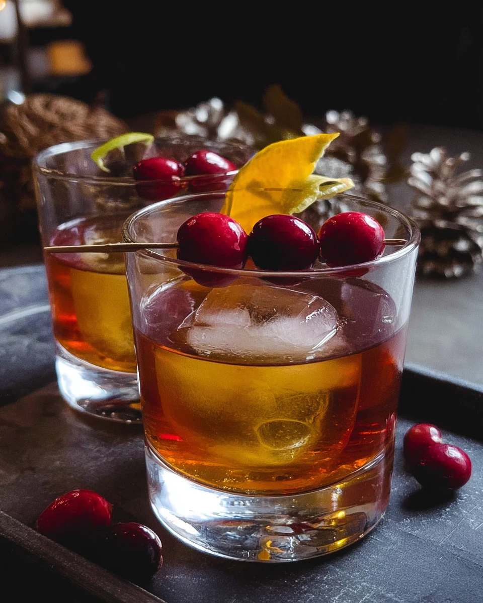 Cranberry Old Fashioned