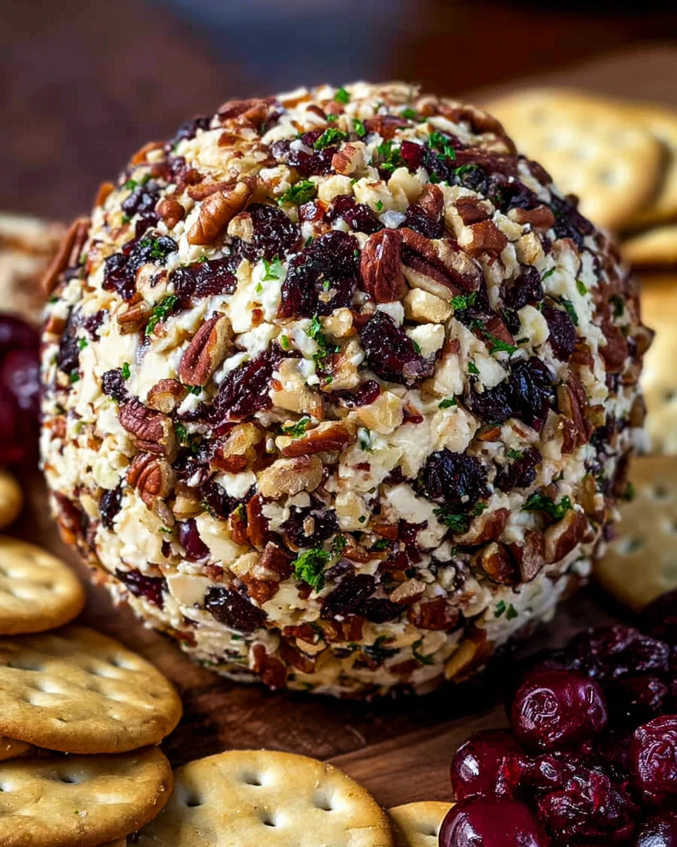 Cranberry Pecan Cheese Ball