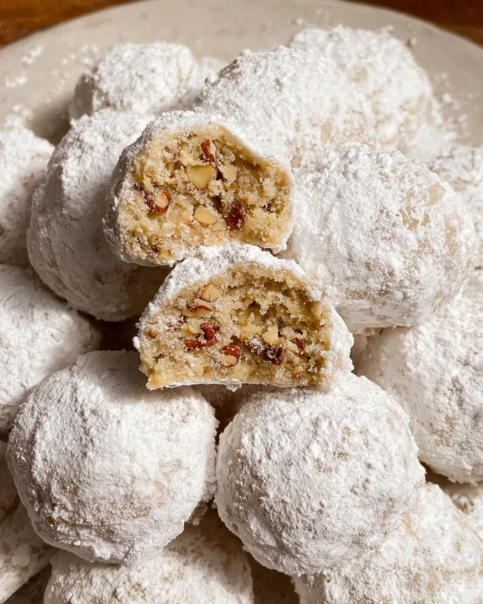 Cream Cheese Pecan Snowball Christmas Cookies 6 Cream Cheese Pecan Snowball Christmas Cookies