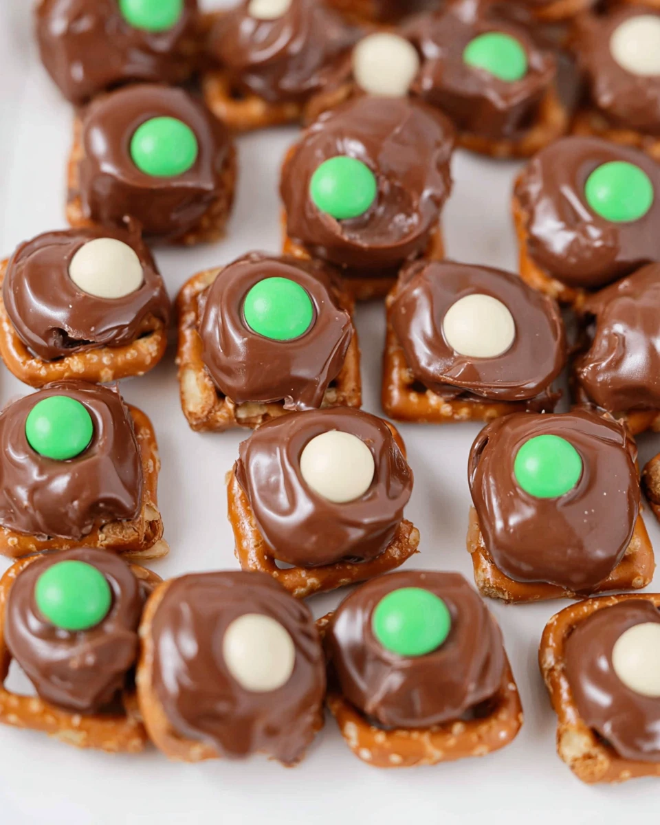 Easy Rolo Pretzel Bites