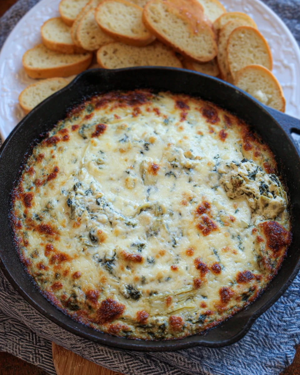 Easy Spinach Artichoke Dip