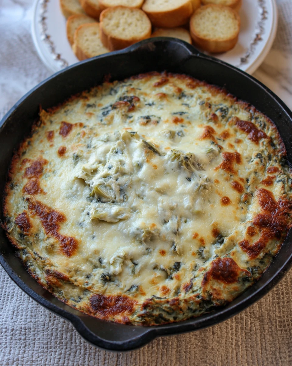 Easy Spinach Artichoke Dip