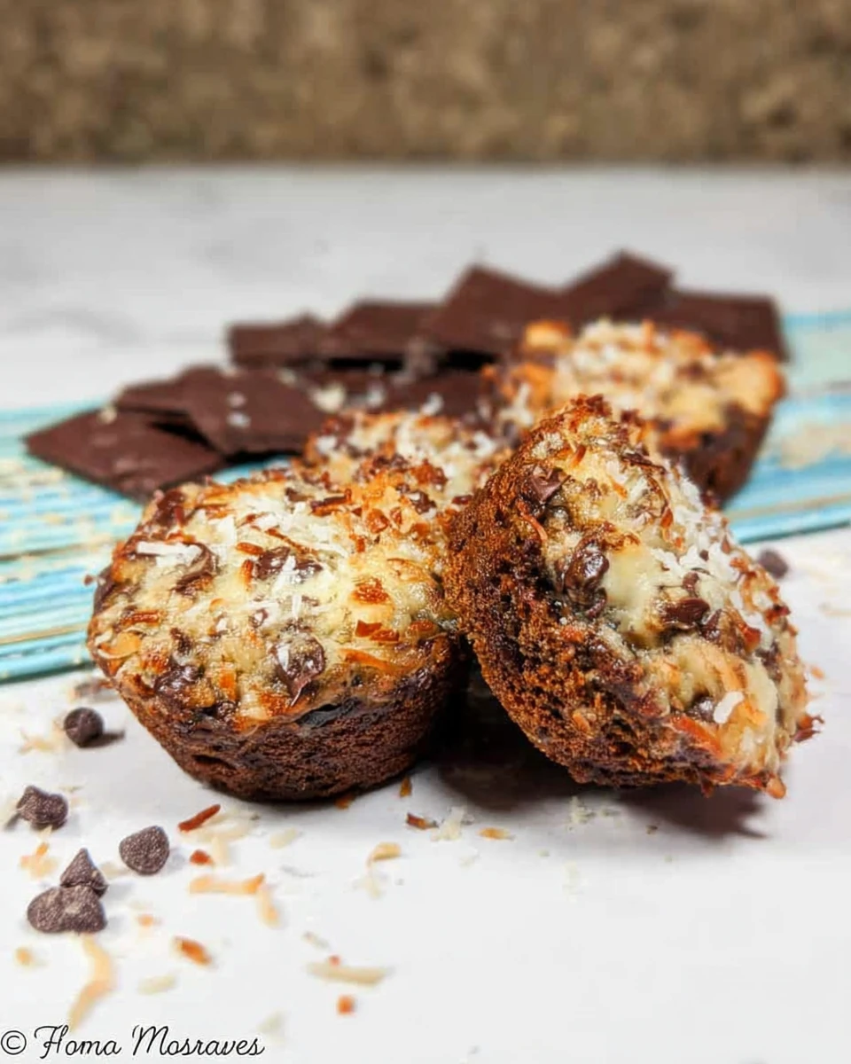 German Chocolate Cookie Cups 5 German Chocolate Cookie Cups