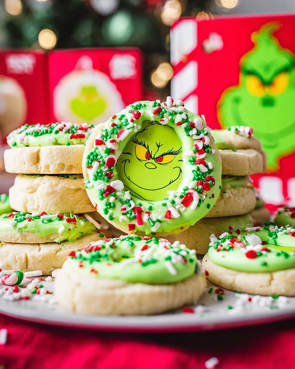 Grinch Crumbl Christmas Sugar Cookies 5 Grinch Crumbl Christmas Sugar Cookies