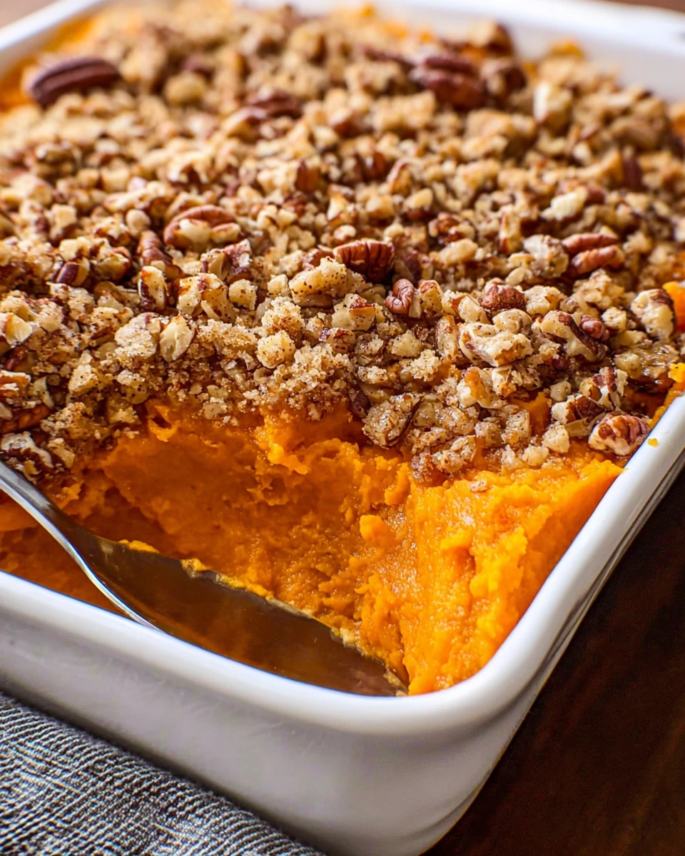 Healthy Sweet Potato Casserole