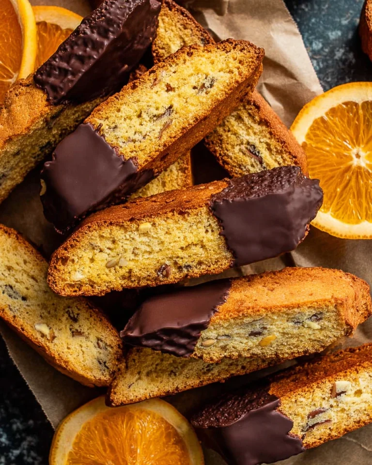 Homemade Chocolate Dipped Orange Biscotti 0 2025 11 26