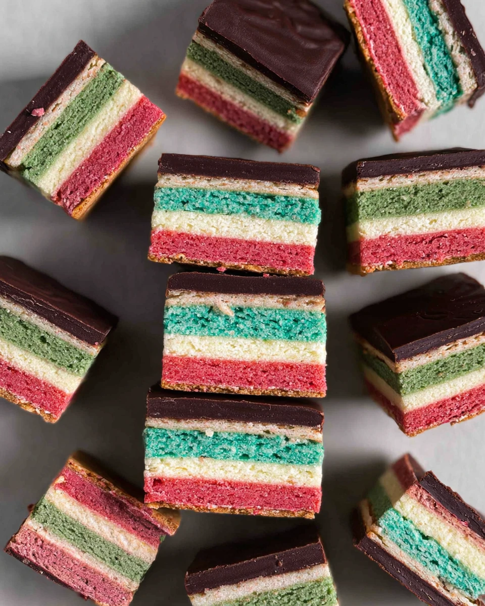 Italian Rainbow Cookies 7 Italian Rainbow Cookies
