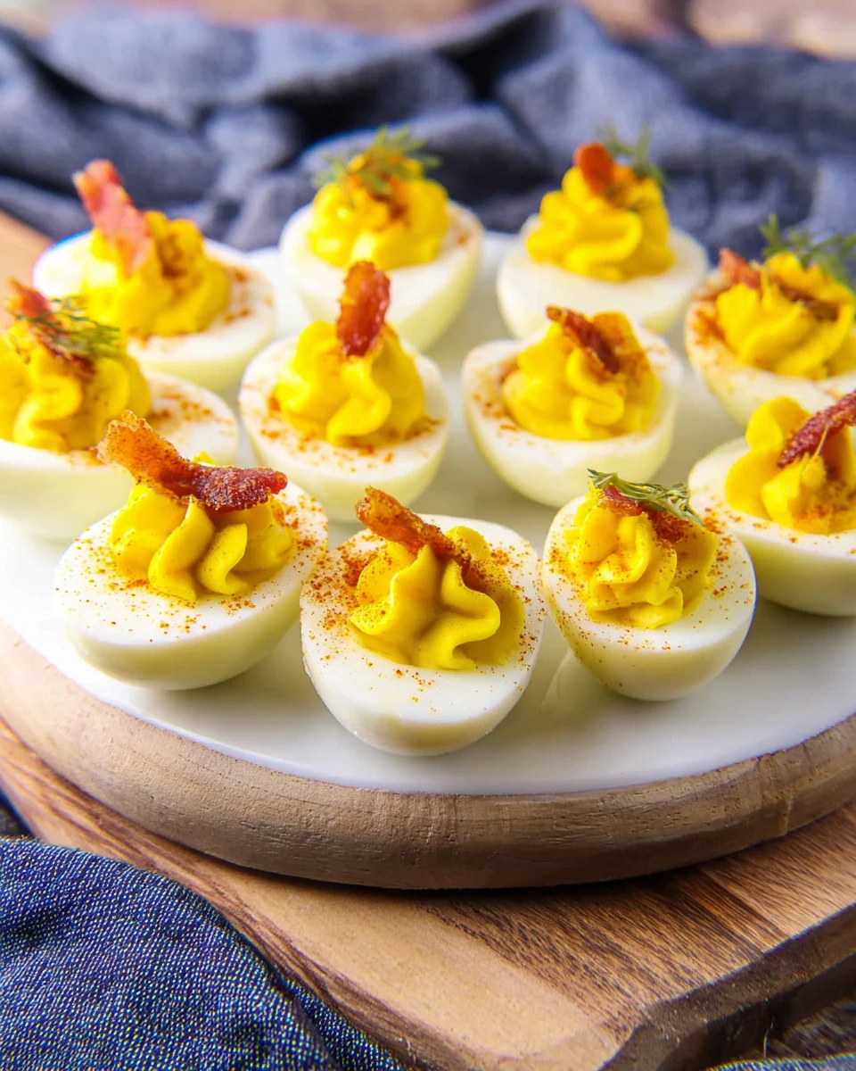 Million Dollar Deviled Eggs