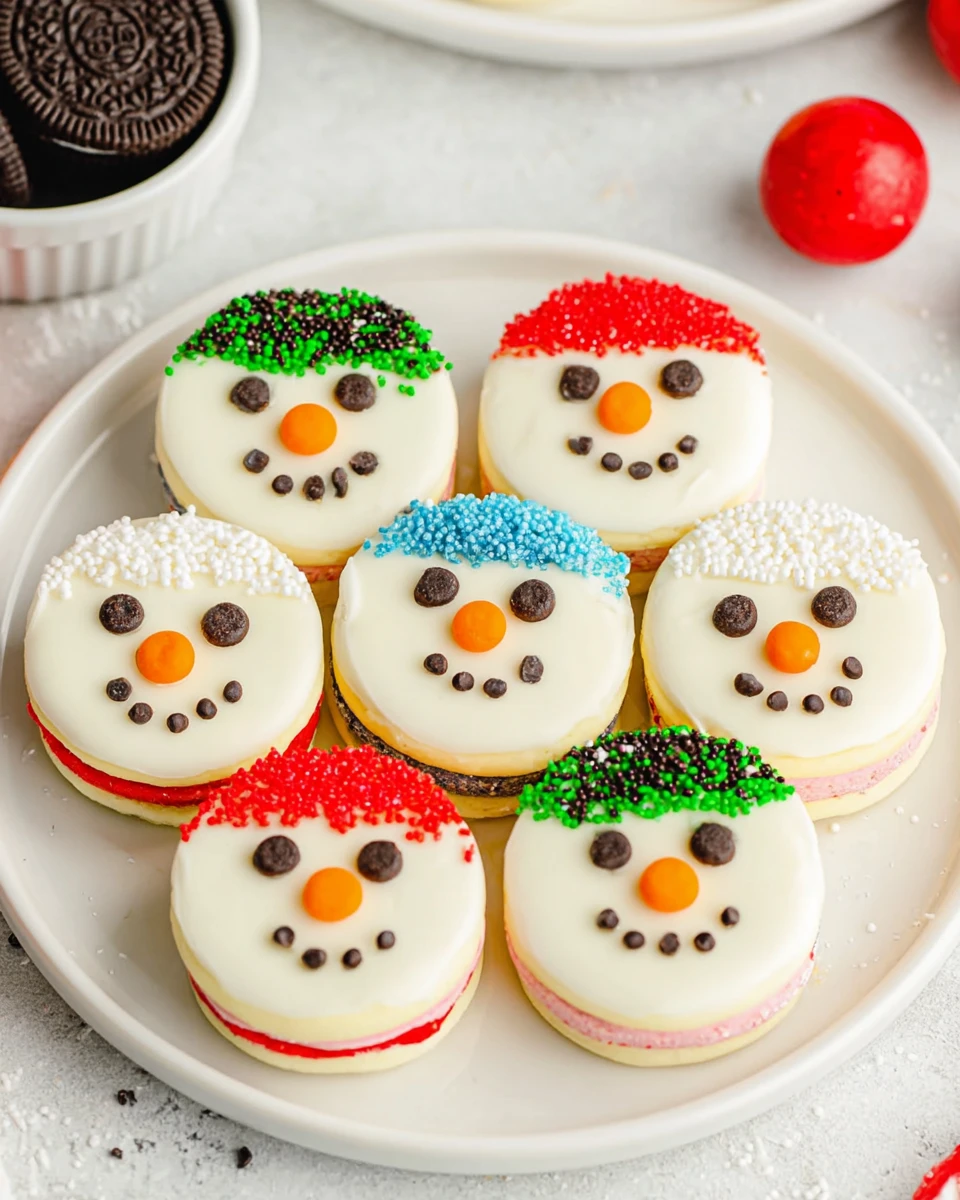 No Bake Oreo Snowman Cookies 5 No Bake Oreo Snowman Cookies