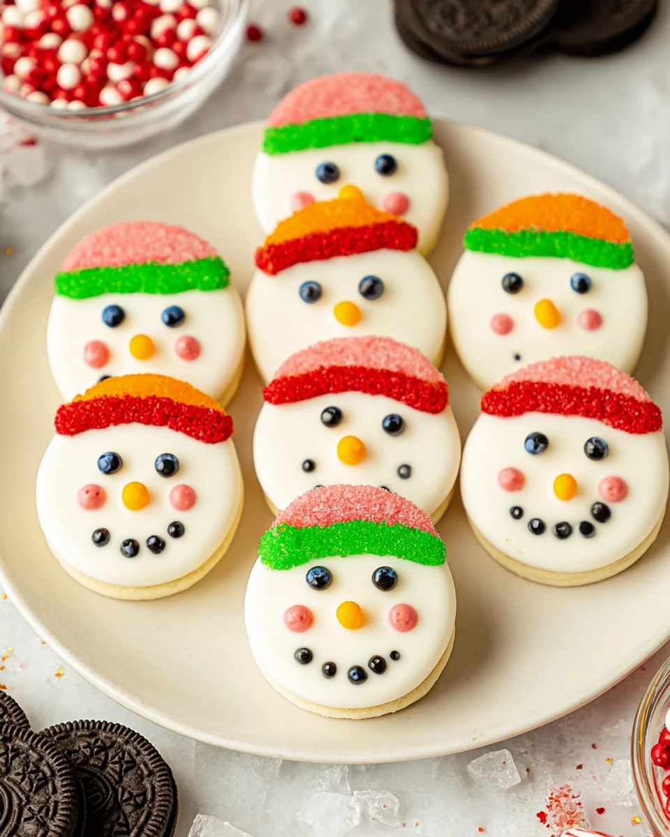 No Bake Oreo Snowman Cookies 7 No Bake Oreo Snowman Cookies
