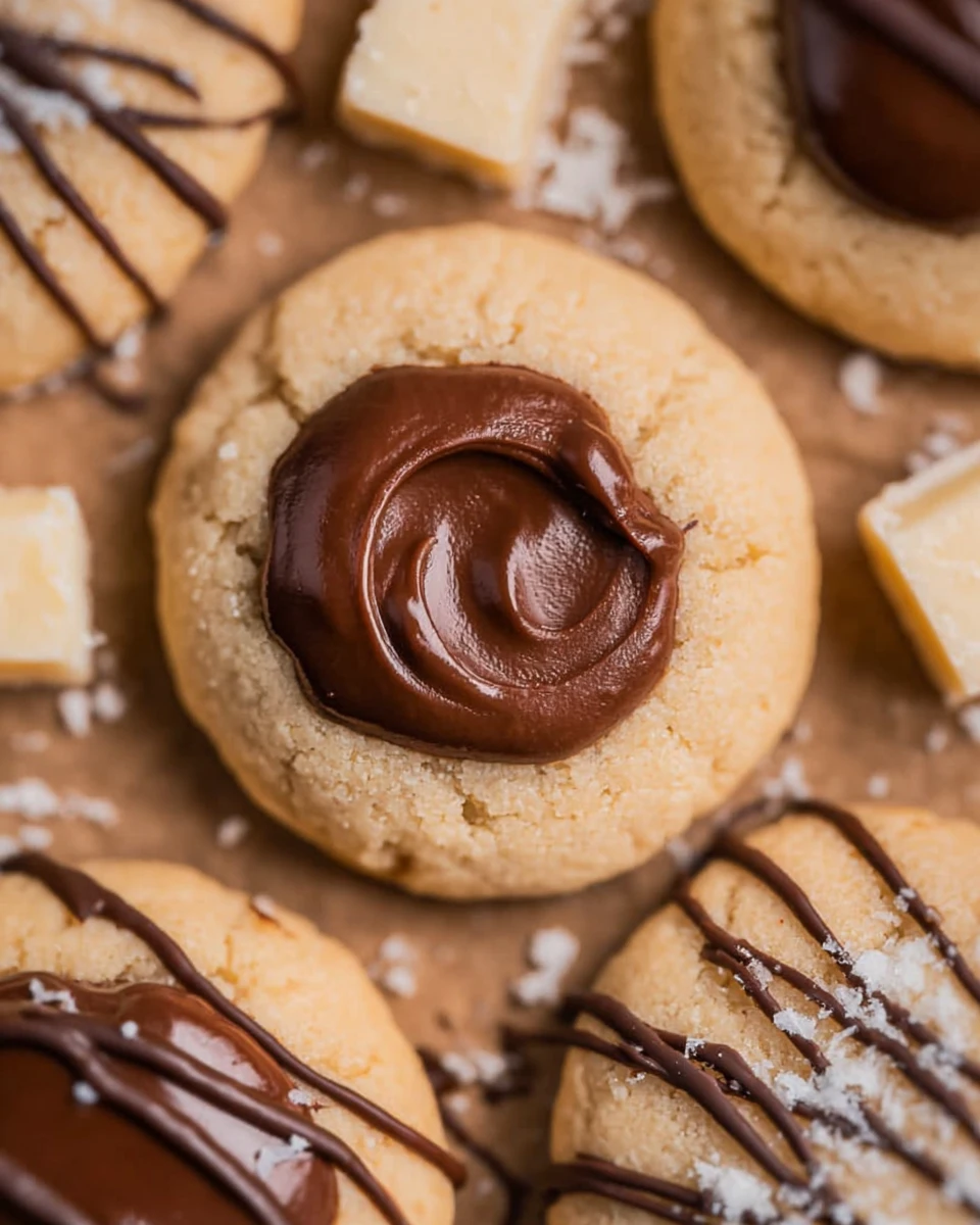 Nutella Thumbprint Cookies