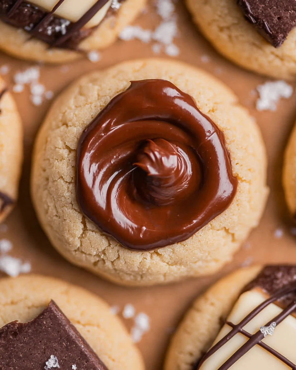Nutella Thumbprint Cookies