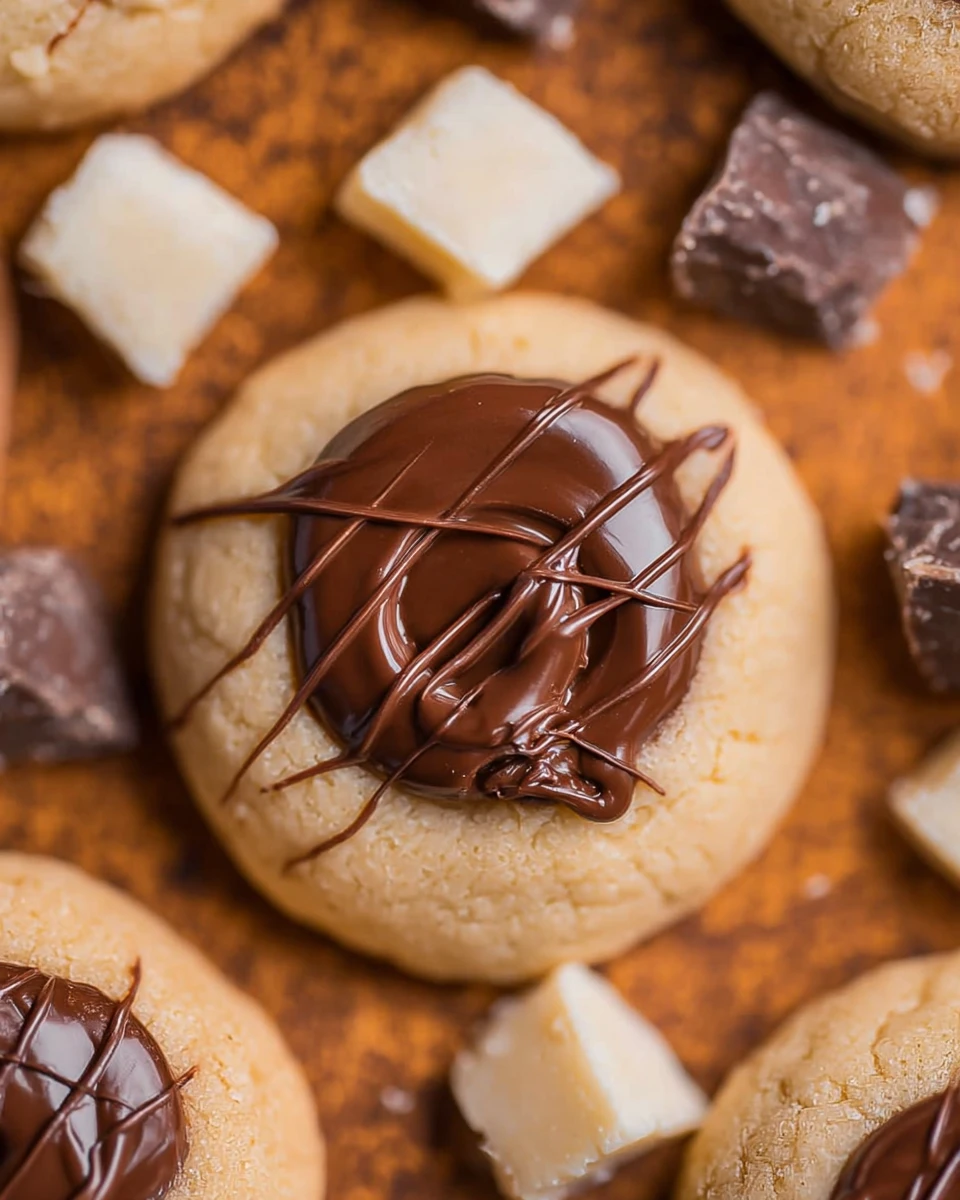 Nutella Thumbprint Cookies