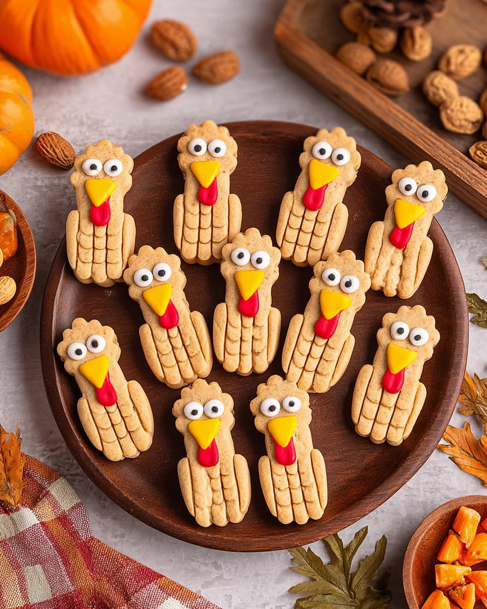 Nutter Butter Turkey Cookies