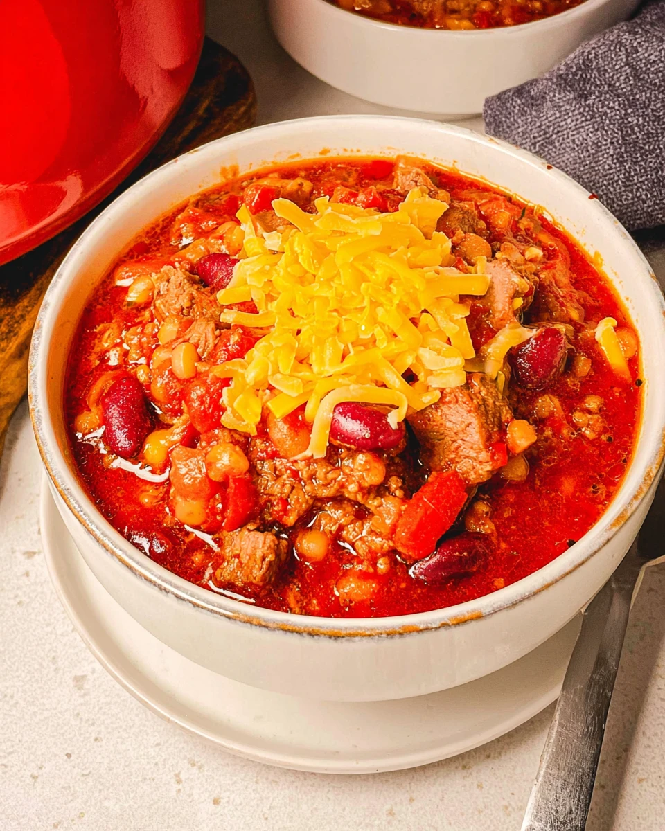 One-Pot Flank Steak Chili