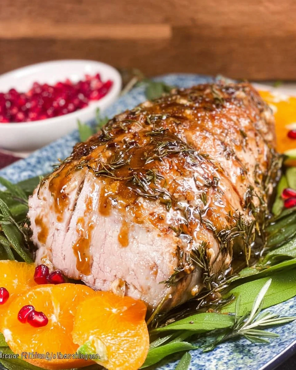 Orange Pomegranate Rosemary Pork Roast 6 Orange Pomegranate Rosemary Pork Roast