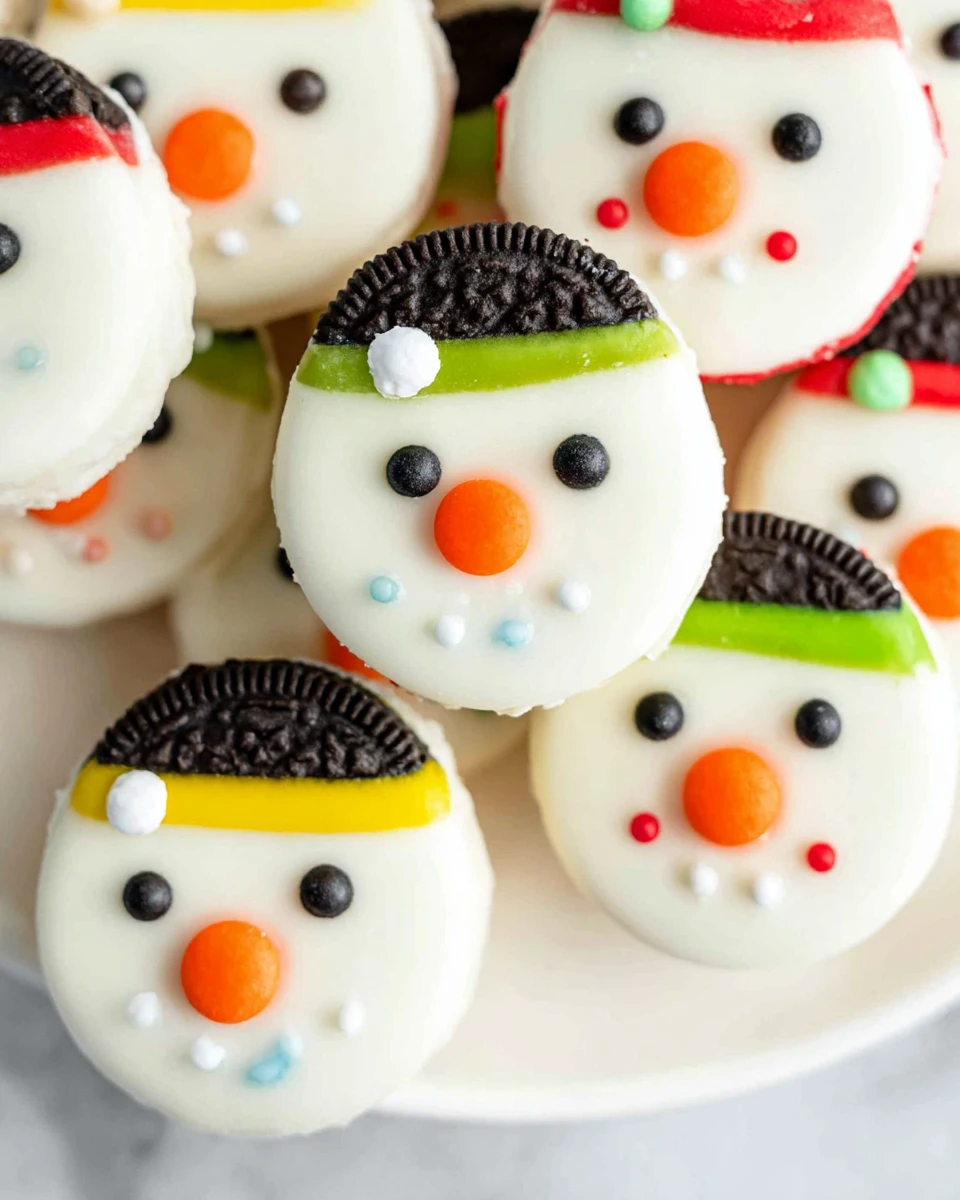 Oreo Snowmen