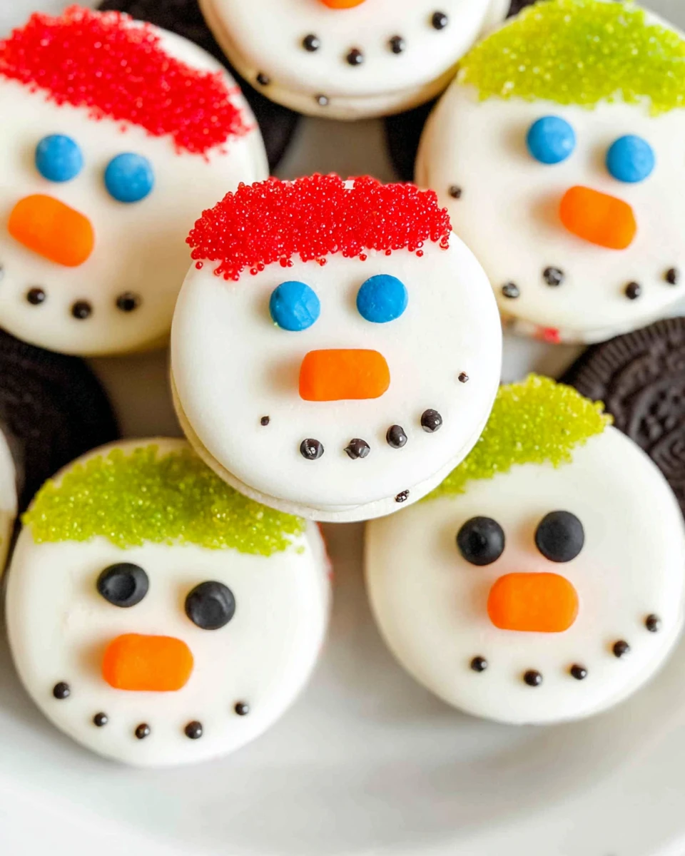Oreo Snowmen