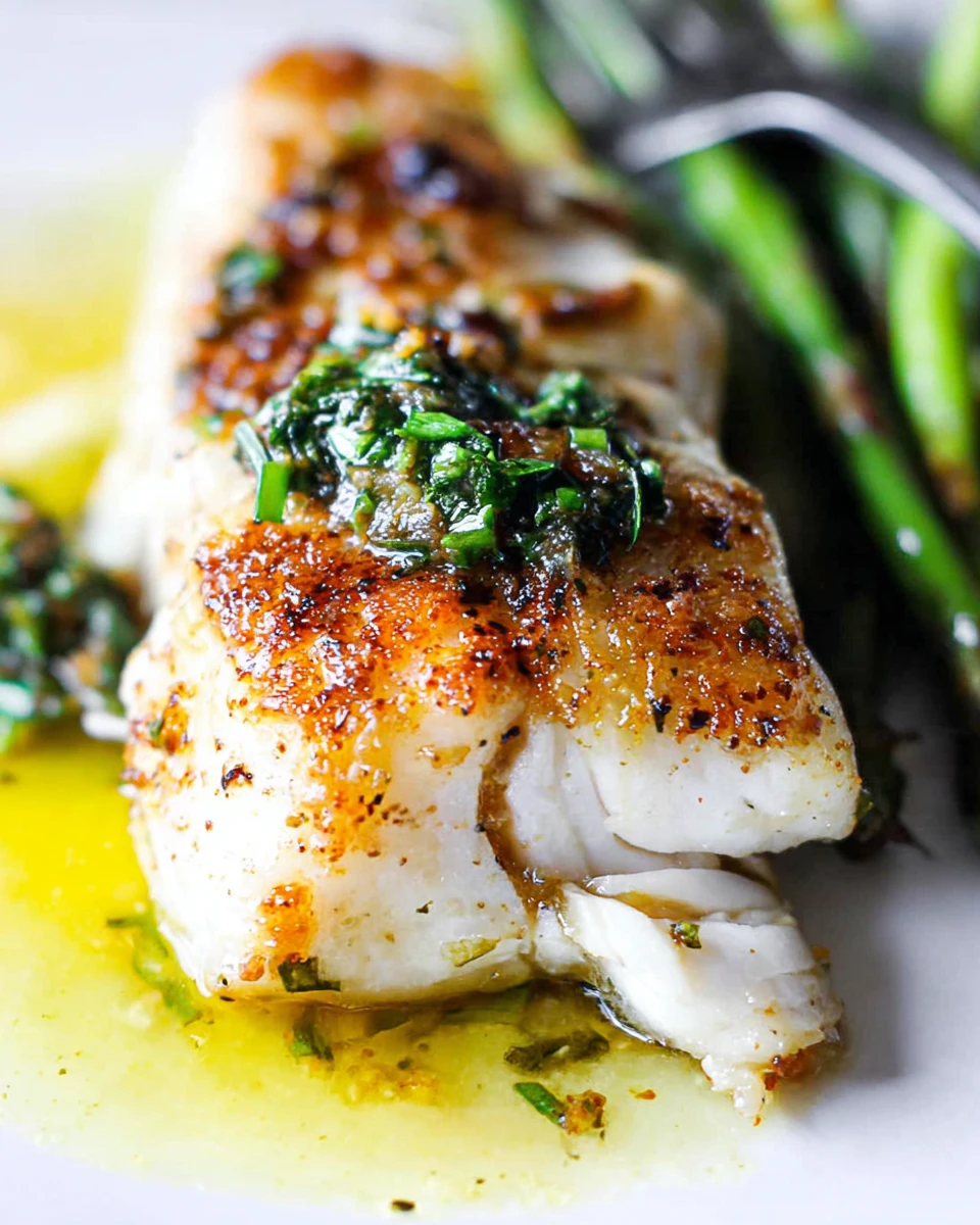 Pan Seared Grouper With Lemon Butter