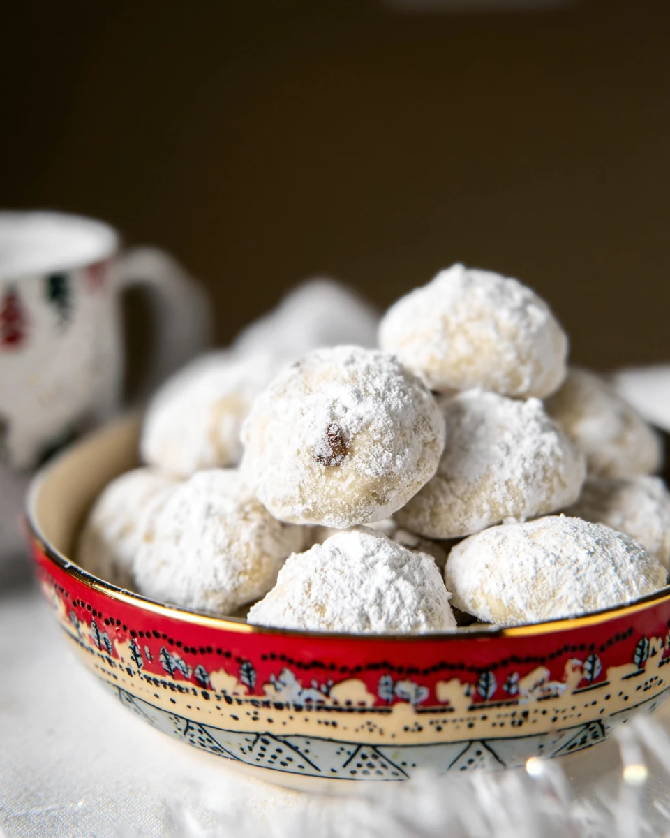 Pecan Snowball Cookies