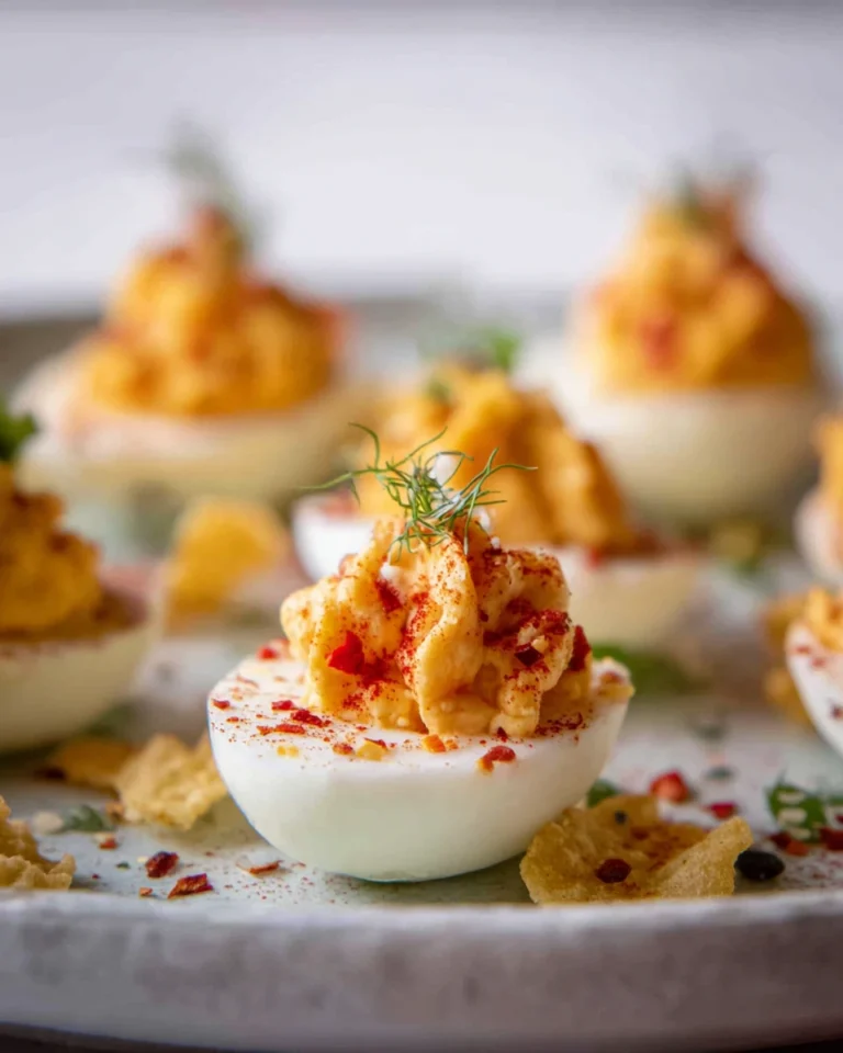 Pimento Cheese Deviled Eggs With Crushed Potato Chips 0 2025 11 22