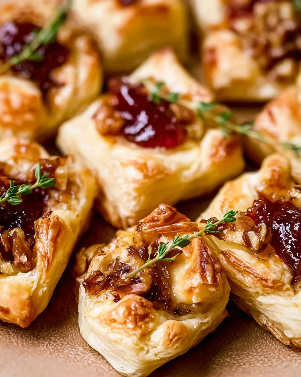 Puff Pastry Brie Bites 5 Puff Pastry Brie Bites