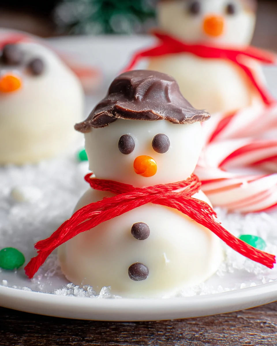 Snowman Truffles