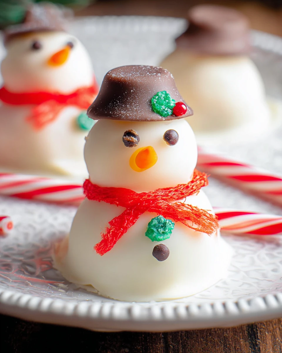 Snowman Truffles