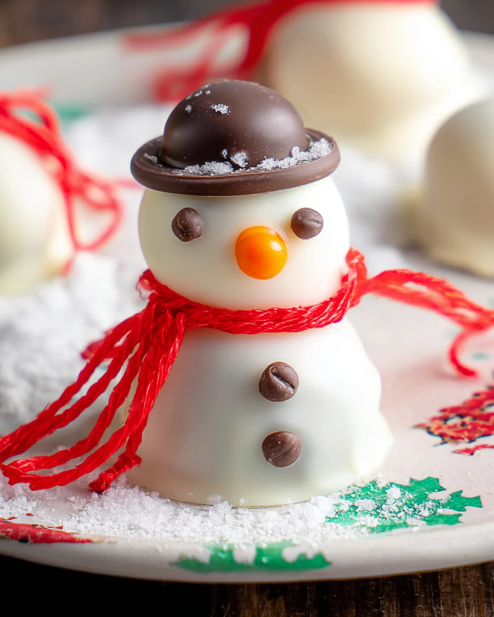 Snowman Truffles