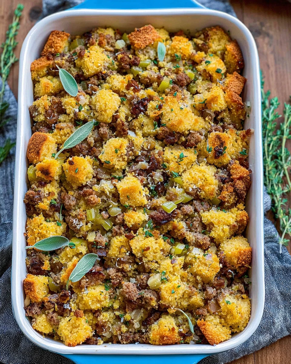 The Best Cornbread Dressing