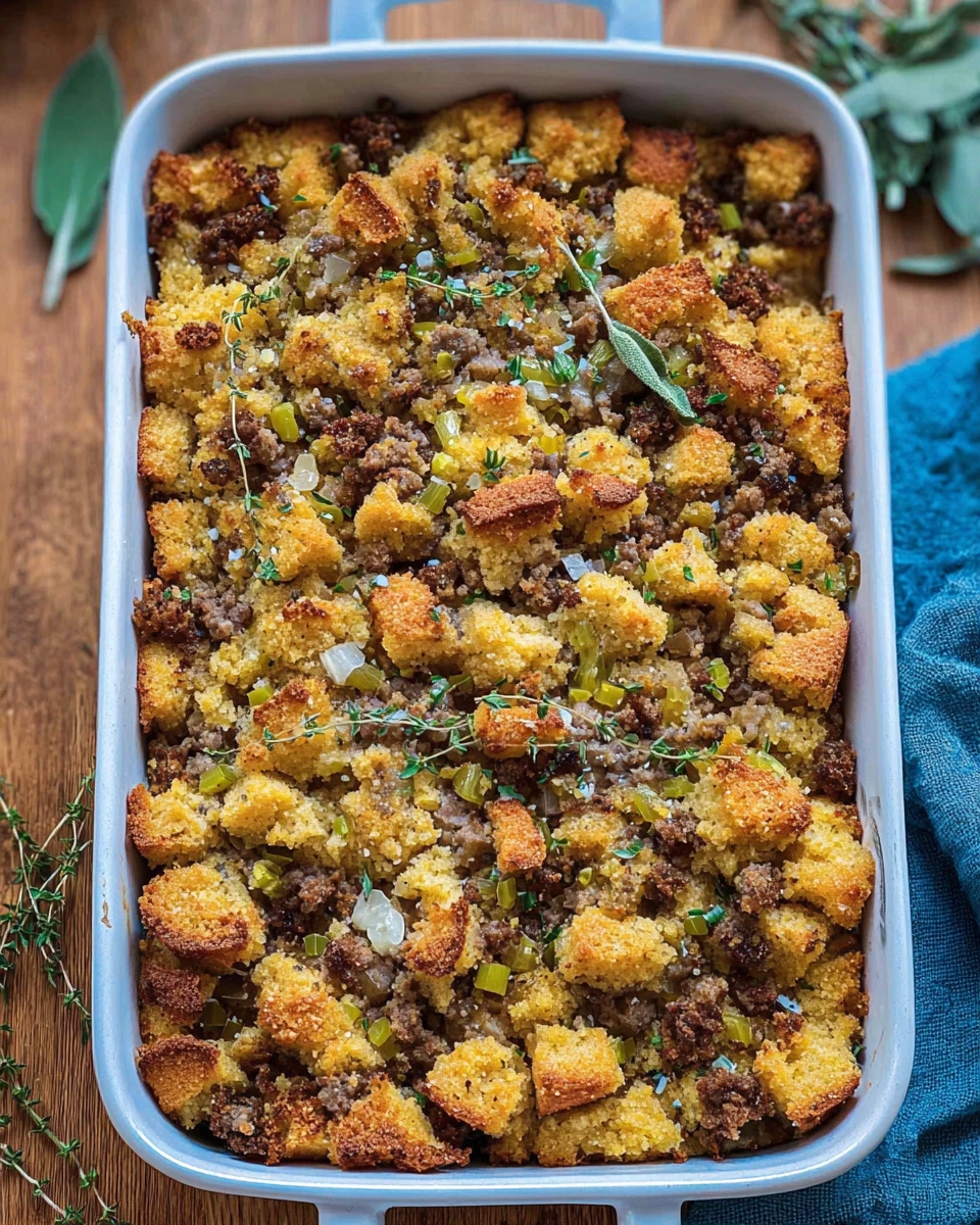 The Best Cornbread Dressing
