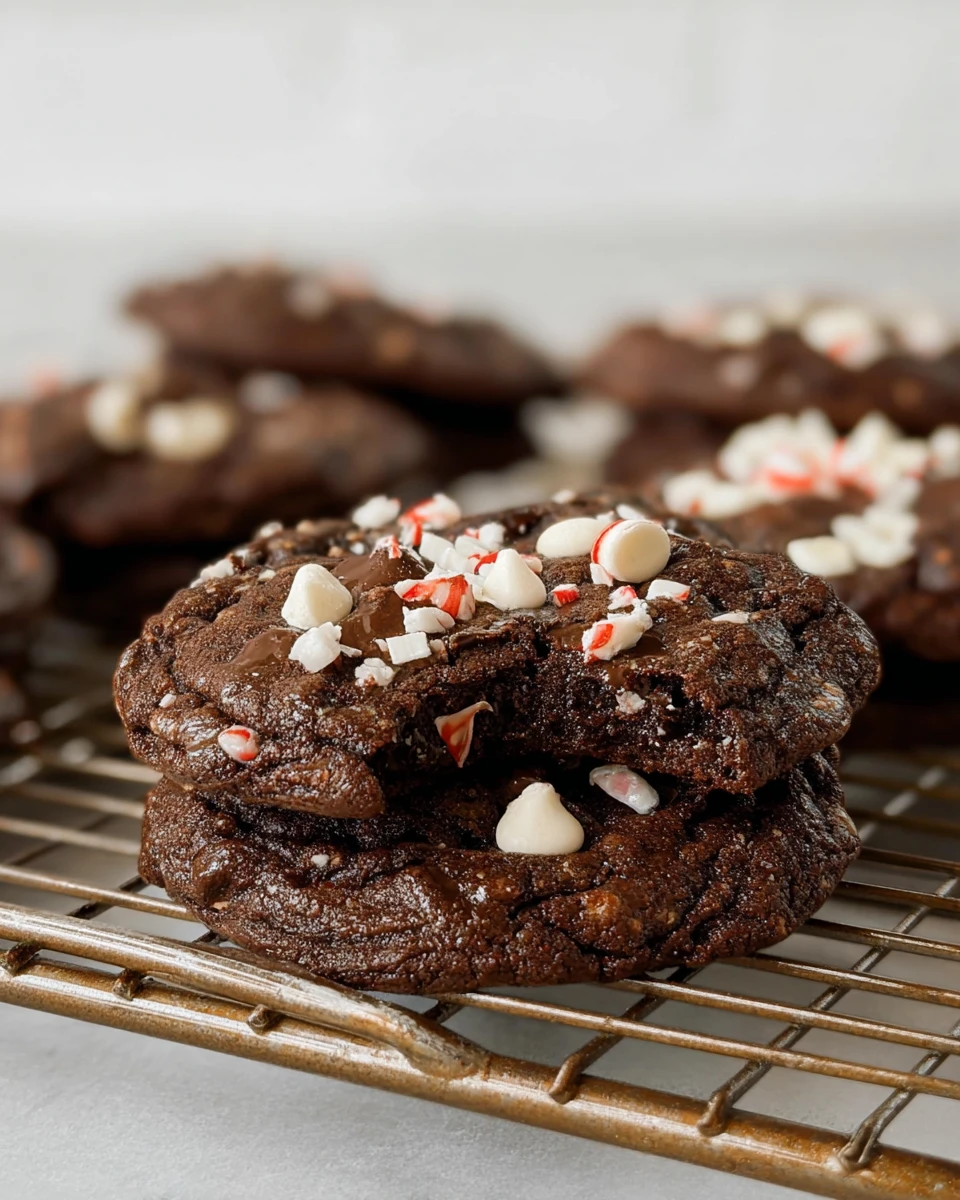 Vegan Chocolate Peppermint Cookies