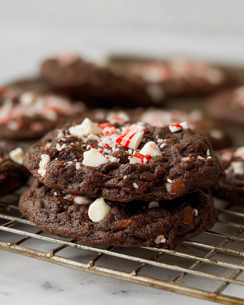 Vegan Chocolate Peppermint Cookies