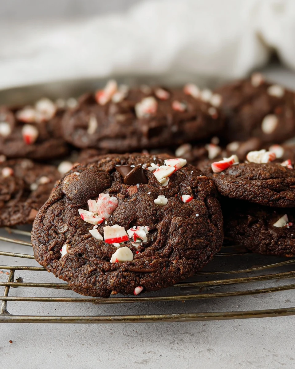 Vegan Chocolate Peppermint Cookies