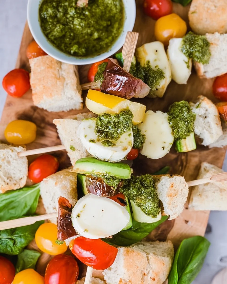 Vegetarian Sandwich On A Stick 5 Vegetarian Sandwich On A Stick